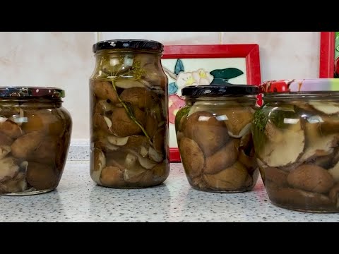 Легкий Рецепт Маринованых Грибов Маслята из Крымских Лесов🌲На зиму 👍 Recipe for Pickled Mushrooms🌳🌴