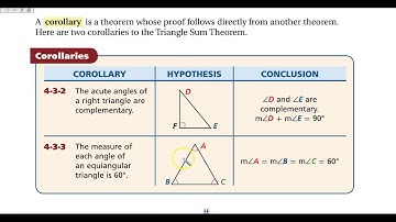4-3 Angle Relationships in Triangles
