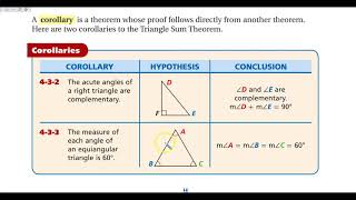 4-3 Angle Relationships in Triangles