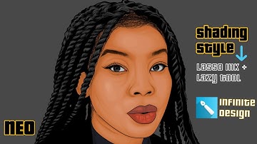 INFINITE DEISGN || CARTOON VECTOR PORTRAIT FAN ART OF NEO