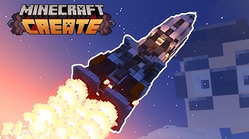 We Started the Cold War SPACE RACE with Minecraft Create Mod!