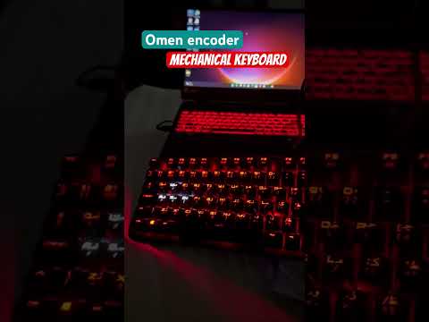 Omen encoder Mechanical Gaming keyboard #hp #mechanicalkeyboard