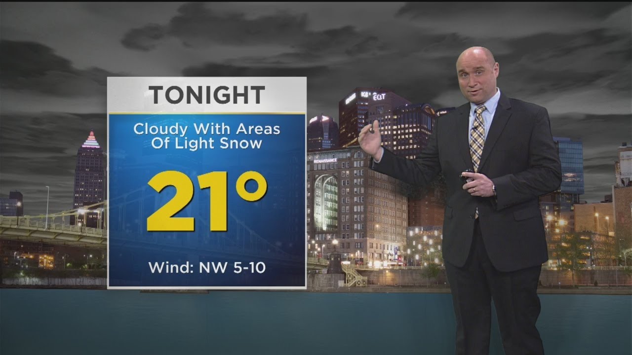 KDKA-TV Evening Forecast (1/16) - YouTube