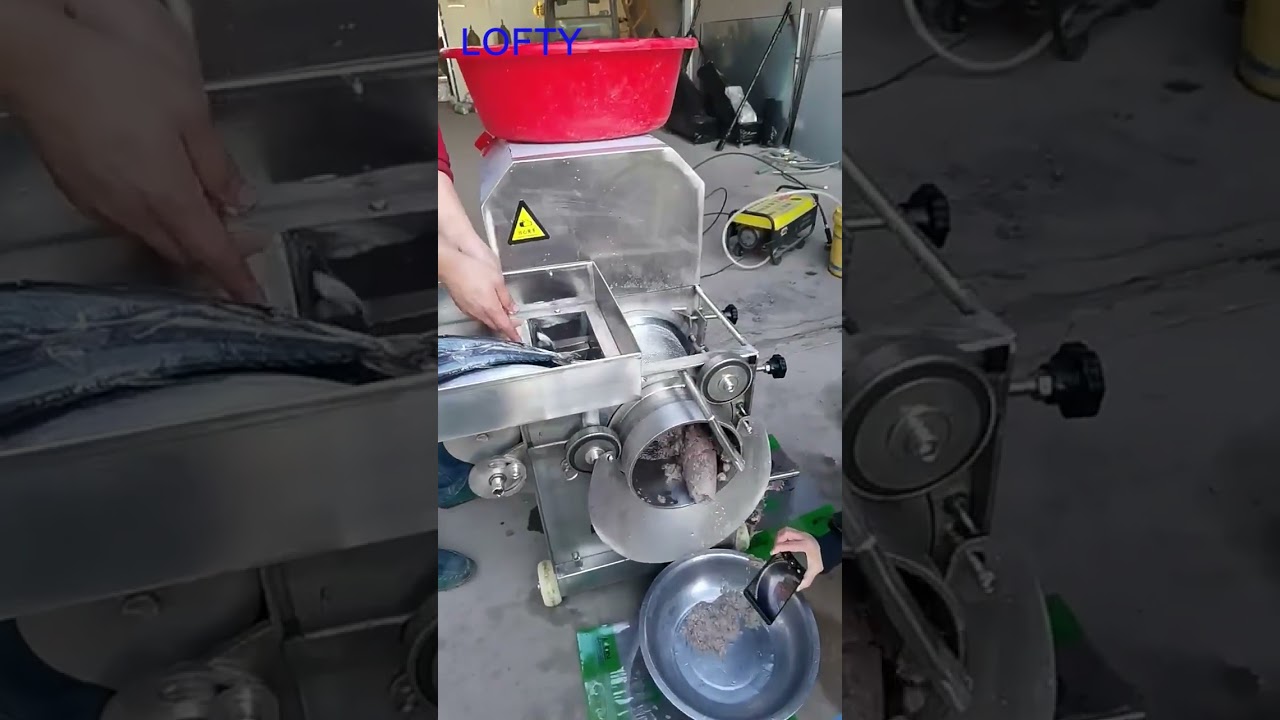 Weever Fish Bone Separator Machine ------ LOFTY MACHINERY