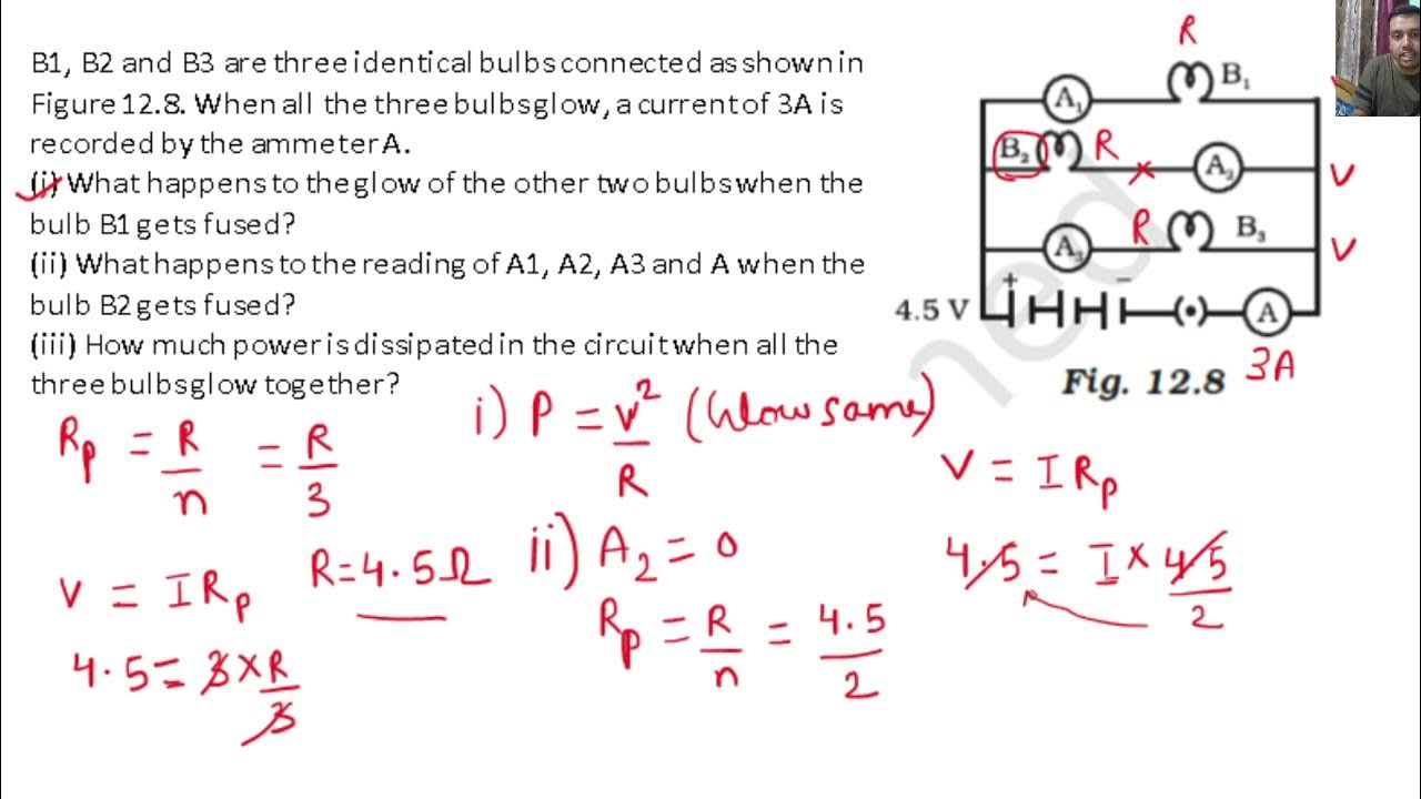 B1, B2 and B3 are three identical bulbs connected as shown in Figure 12
