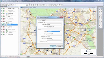 Maptitude 2018 Thiessen Polygon & Drive-Time Territories