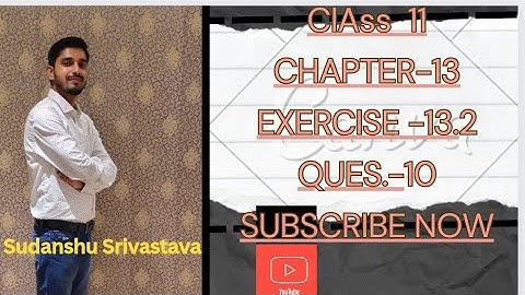 Ex-13.2 Q-10  Class-11(Limits and Derivatives)  MATH