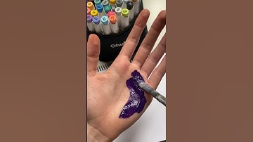 Drawing what I see from blobs of paint!#art #viral #satisfying #shorts