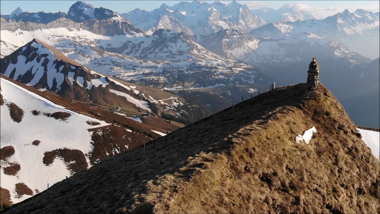 One night on Arnigrat, Switzerland