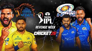 CSK vs MI Live - IPL 2026 | Kya MI Ka Comeback Hoga? | Cricket 26