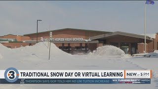 Area schools districts forced to make decisions: traditional snow day or virtual learning