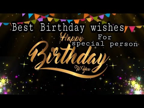 Happy Birthday Best Wishes For Special Person || Birthday Song || Asma Nada