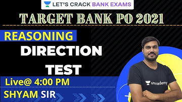 Speed Quiz- Direction Test | Important questions for Bank PO 2021 | Reasoning by Shyam Sir