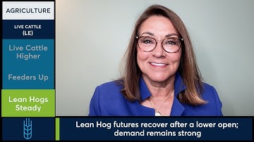 Cattle futures rally. Lean Hog futures trade sideways. 10/6/25