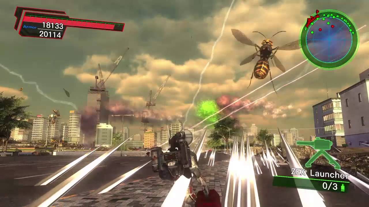 EDF Earth Defense Force 4.1 Mission 52 Ravages of War Air Raider ...