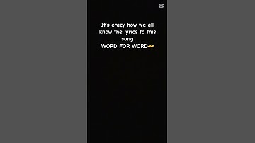 Thumbnail of WORD FOR WORDDD😙🤩❤️ #lyrics #songlyrics #fypシ゚viral #music #nostalgic #song