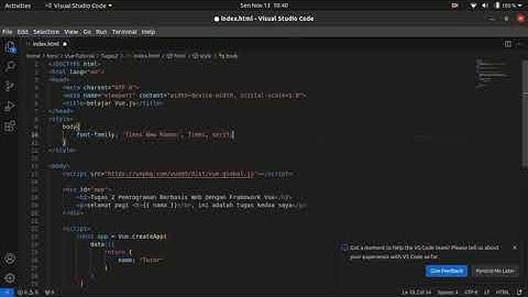 Tugas 2 MSIM4309 Pemrograman Berbasis Web dengan Framework Vue