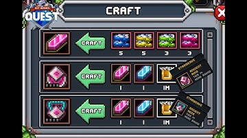 CRAFTING ANCIENT EQUIPMENT "STARWEAVE" & UPTIERING STRAIGHT TO T14 - BIT HEROES QUEST