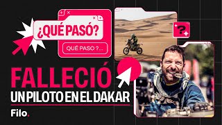 Dakar 2024: Murió el piloto Carles Falcón  | ¿Qué pasó?