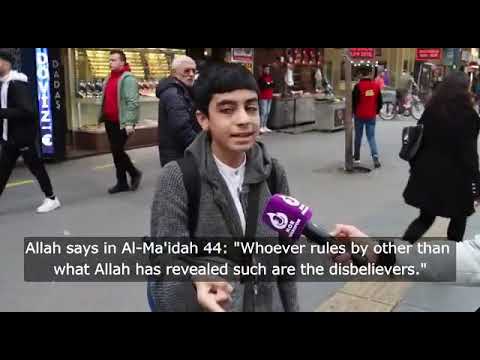 Young Turkish Muslim explains Tawheed and Rejecting Toghoot