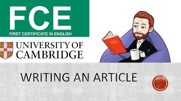 HOW TO WRITE AN FCE ARTICLE