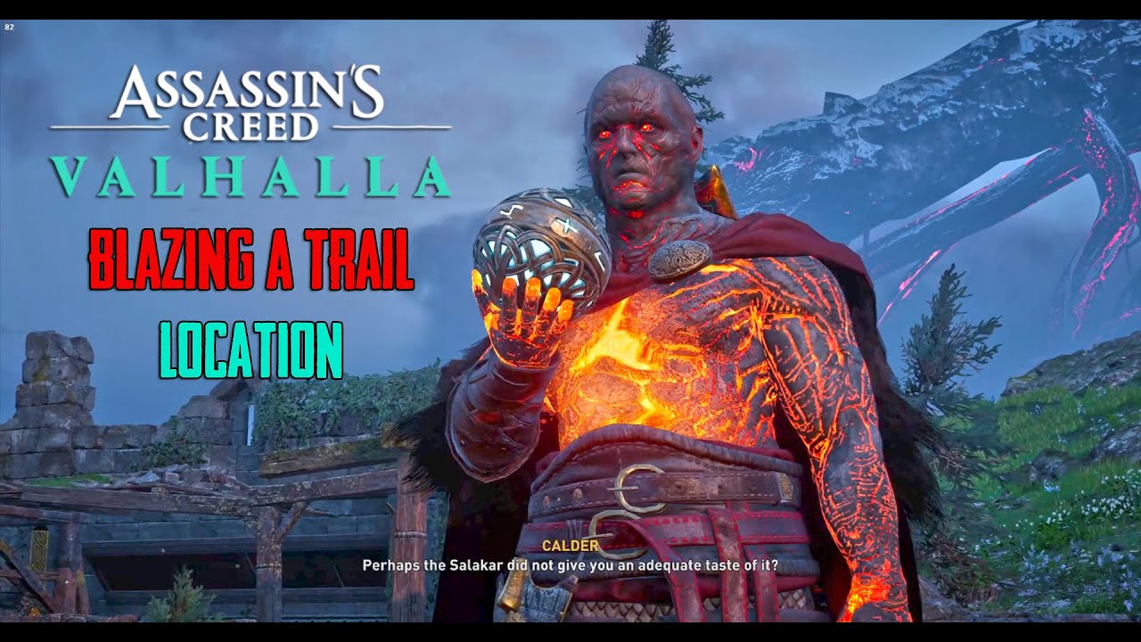 How to complete Blazing a Trail quest in - AC Valhalla Dawn of Ragnarok ...