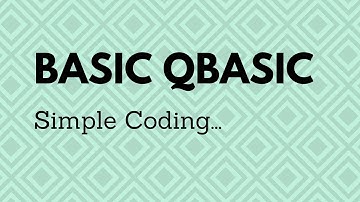 Basic QBASIC Program | Calculate Triangle Area With Coordinates