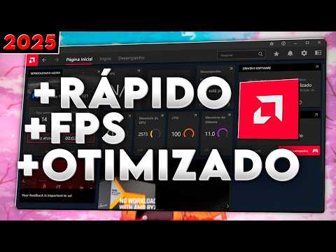 Como CONFIGURAR o Painel AMD RADEON Adrenalin Para MELHORAR o FPS e DESEMPENHO em JOGOS - 2025