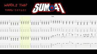 Sum 41 - Handle This guitar only cover