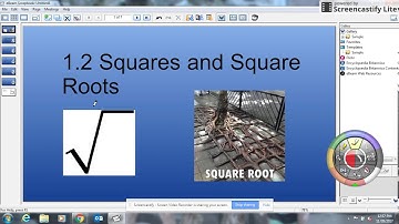 1.2 Squares and Square Roots video