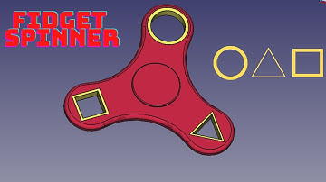 FREECAD MODELING | MAKE A FIDGET SPINNER