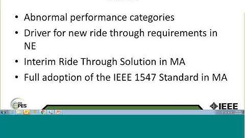Webinar: IEEE 1547 Implementation Update (August 2018)