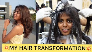 Finally colored and cut my hair after 2 years || HUGE HAIR TRANSFORMATION || HARINI SI