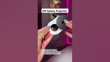 HD Galaxy Projector Lamp | Sky Night Light | Cosmic Galaxy Light for Bedroom & Home Decor #Dance