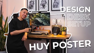 Thay đổi lại góc làm việc của một Designer - HUY POSTER