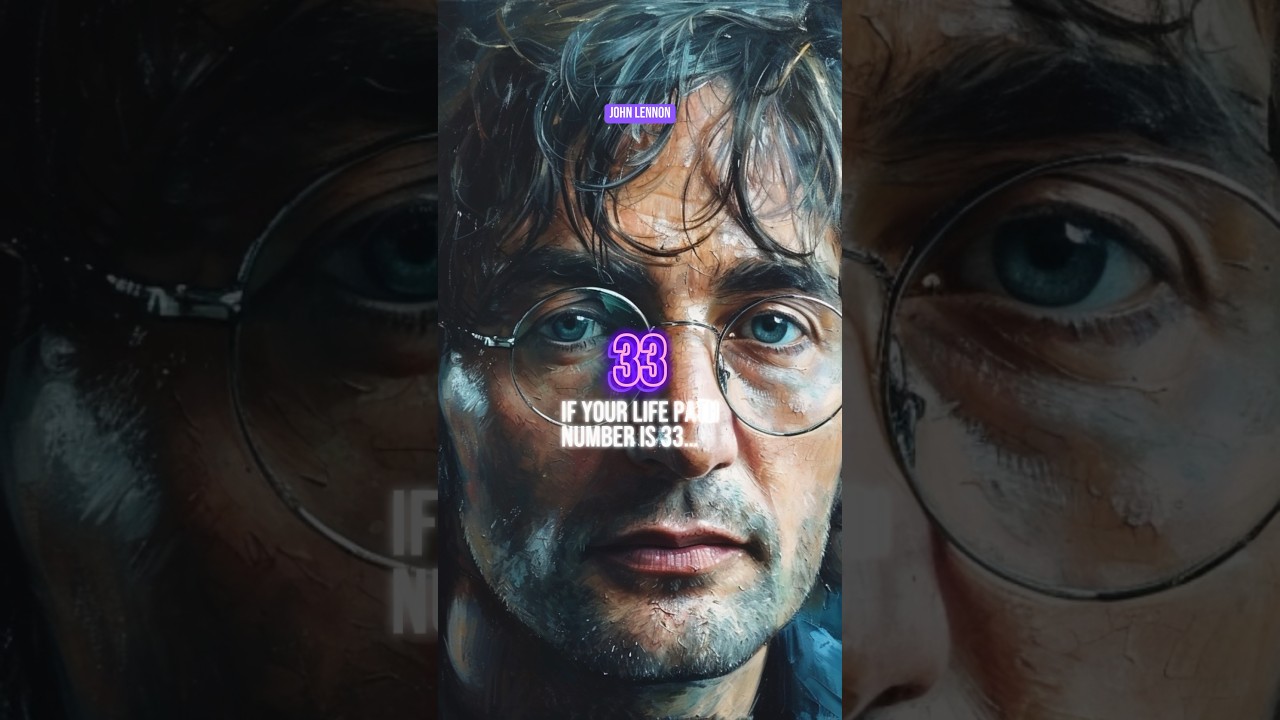 Numerology Life Path 33: The Master Teacher - John Lennon 🪯 (Master Number 33)