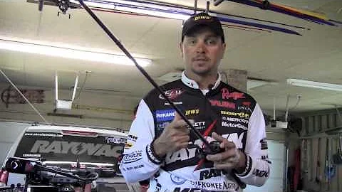 Jason Christie, video 3 of 10 in a Q & A series with the Team Lew's angler