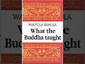 Walpola rahula   what the buddha taught   17   getting rid of all cares and troubles