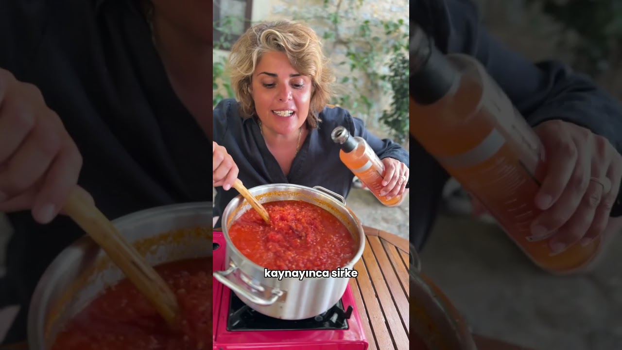 Kışlık Kavanozda Domates Sos Yapımı | Kışa Hazırlık