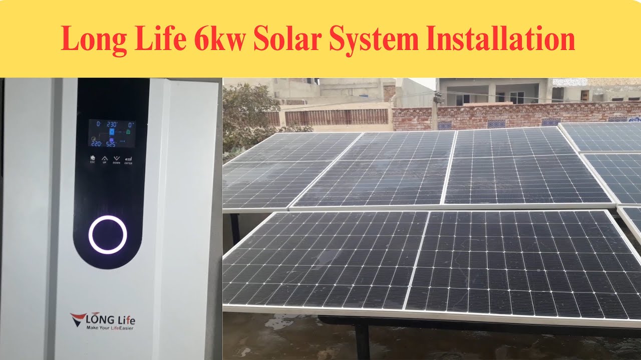 Complete 6Kw Solar System Installation - YouTube
