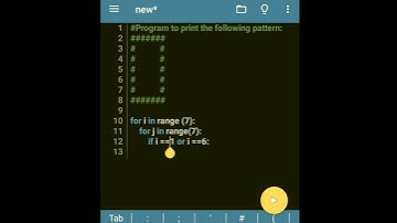 Python code to print pattern #2 #shorts