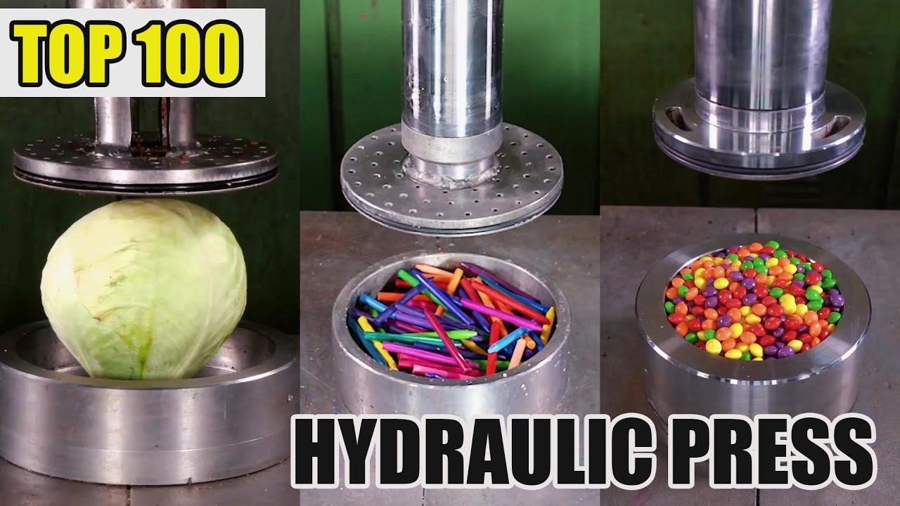 Top 100 Most Satisfying Hydraulic Press Crushes | Ultimate Crushing ...