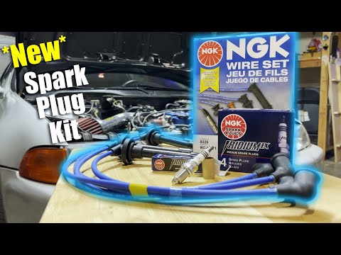 NGK Spark Plug Kit Install on my Honda Civic EG!!!