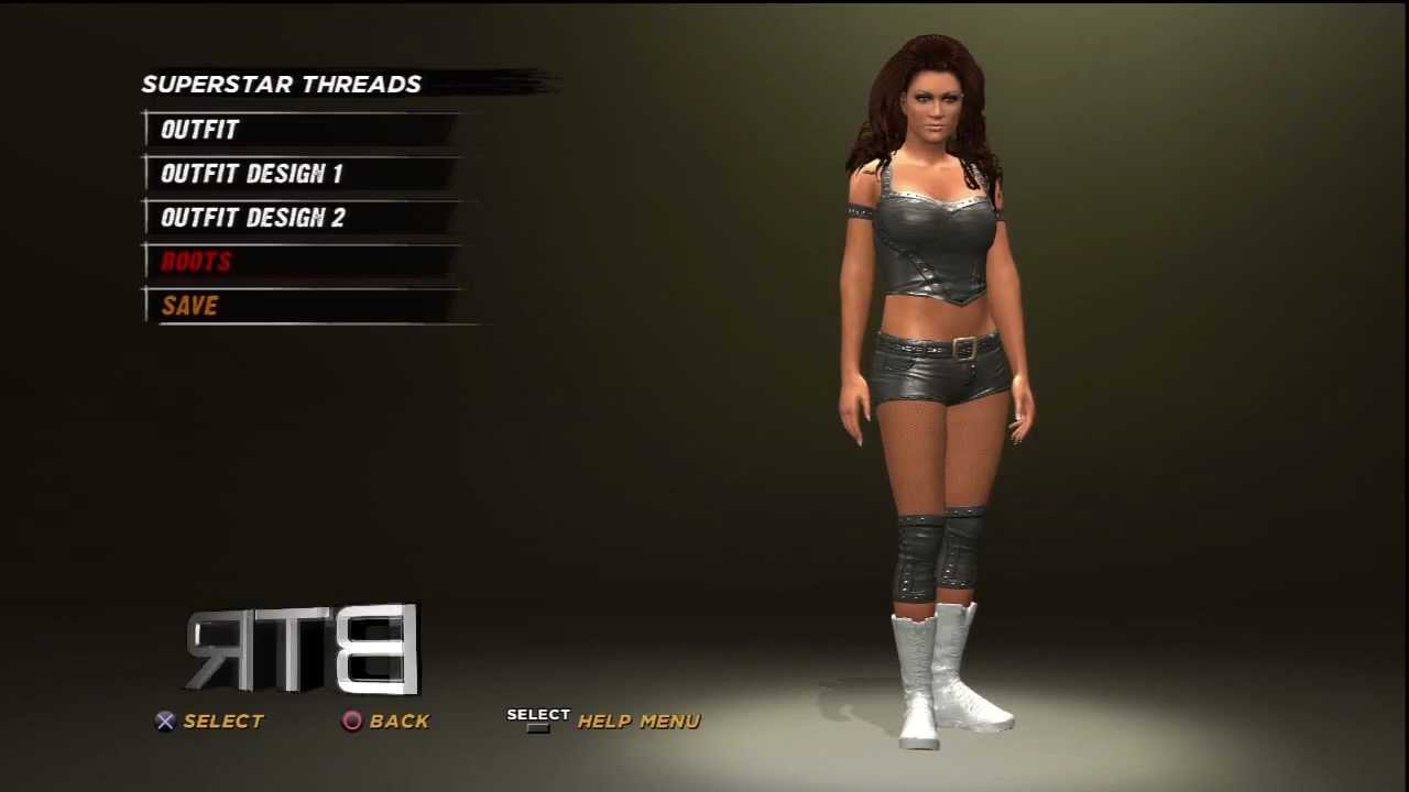 WWE 12 - Superstar Threads:Eve Torres Grey Attire - YouTube