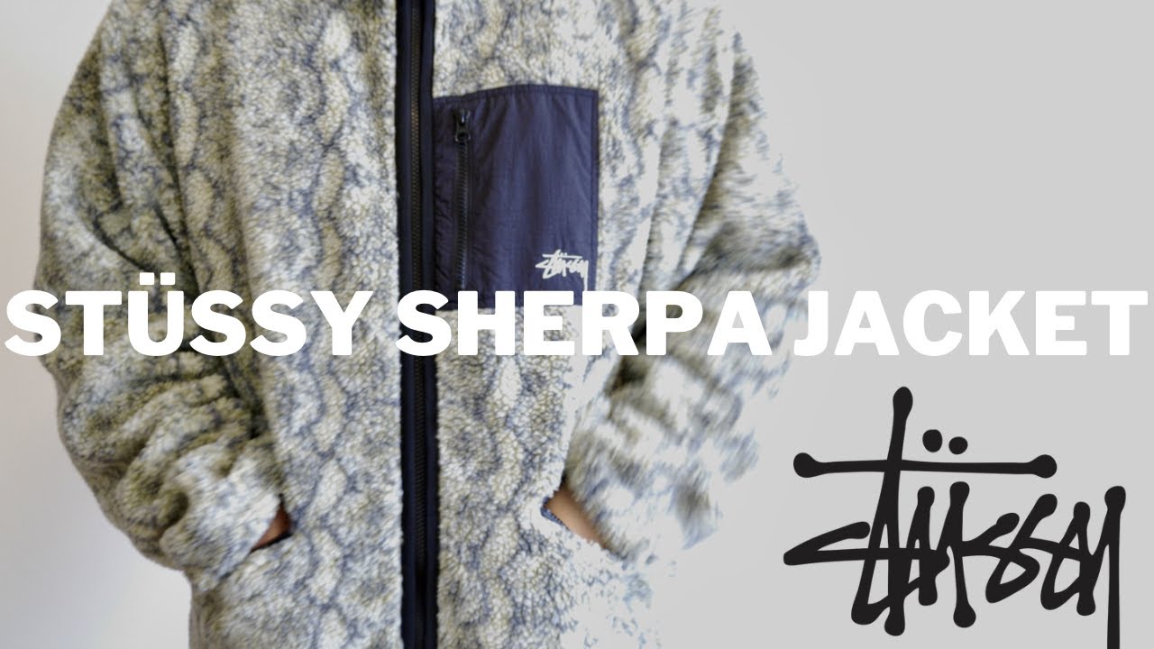 Stüssy Sherpa Jacket Unboxing - YouTube