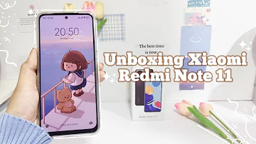 Unboxing Xiaomi Redmi Note 11 📦(Aesthetic + Set-up + Camera + Accessories) 💫 Star Blue l  Romellowy