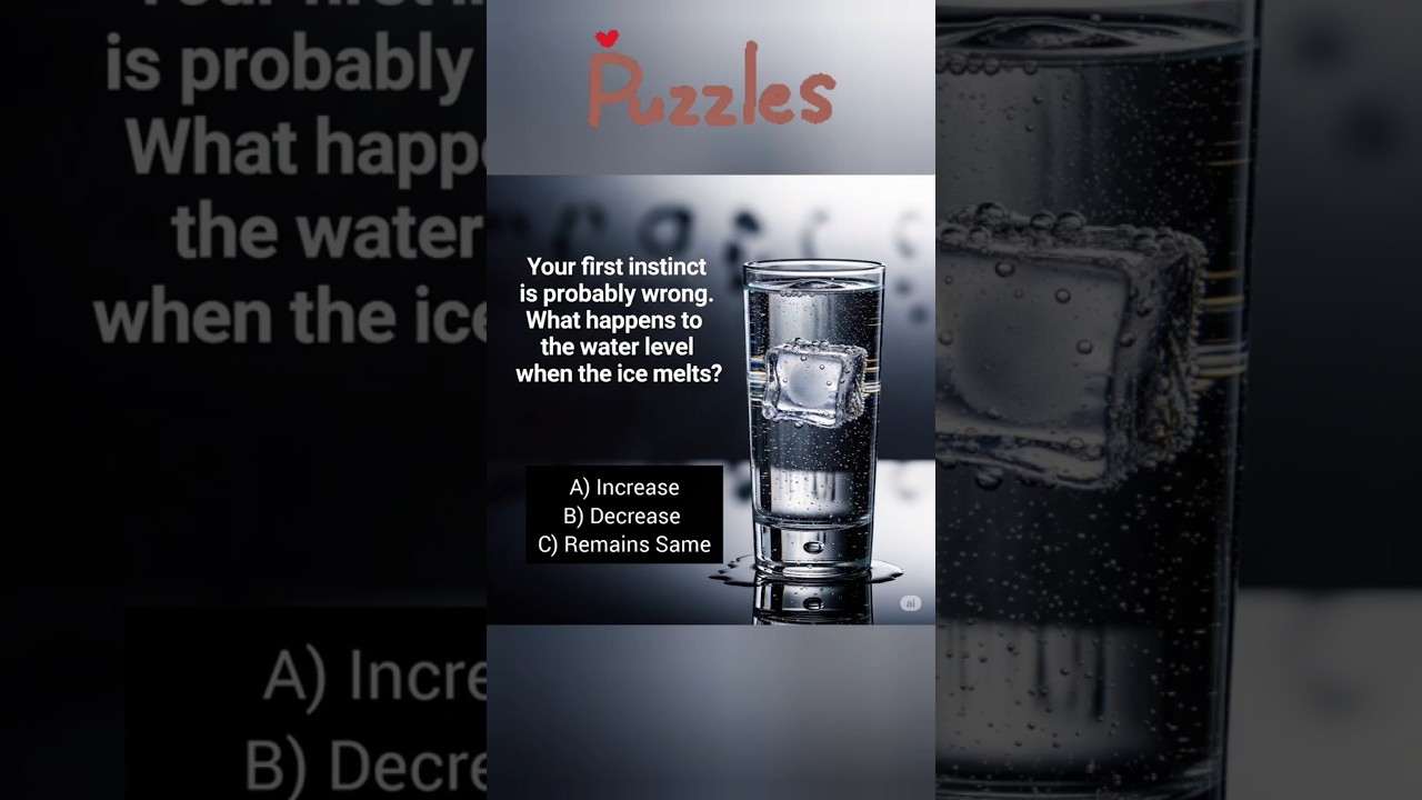 The Ice Cube Puzzle : 