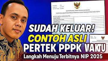 SUDAH KELUAR! Contoh Asli PERTEK PPPK PARUH WAKTU — Langkah Menuju Terbitnya NIP 2025!