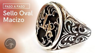 🔥 How to make a SEAL Ring 💎 Jewelry Classes