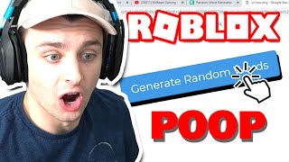 I Let A Random Word Generator Choose What Roblox Game I Play… - Youtube I Let A Random Word Generator Choose What Roblox Game I Play… - Youtube
